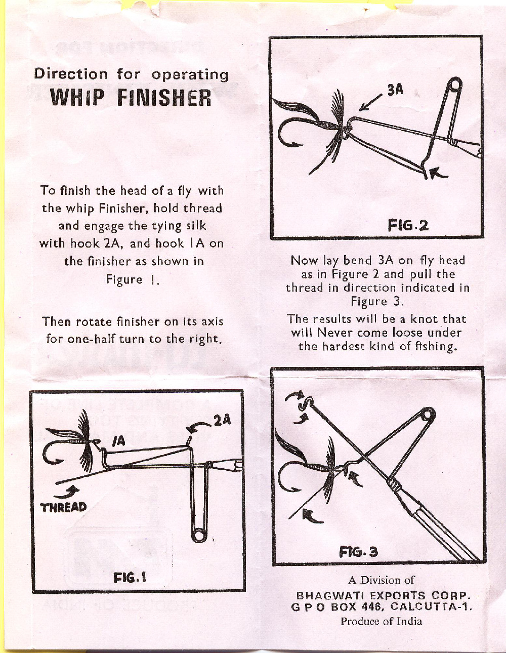 Как завязать узел узловязом whip knot fly tying Purchase - 50